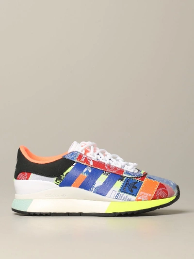 Shop Adidas Originals Sl Fashion Sneakers In Printed Canvas In Multicolor