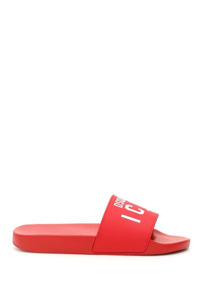 Shop Dsquared2 Shoes In Rosso Bianco