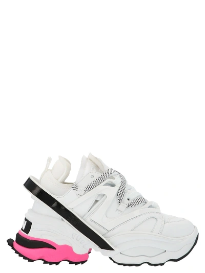 Shop Dsquared2 The Giant Shoes In Bianco