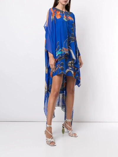 Shop Camilla Tree Of Life Dress In Blue