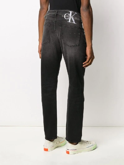 Shop Calvin Klein Jeans Est.1978 Slim-fit Jeans In Black