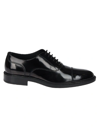 Shop Tod's Classic Oxford Shoes In Black