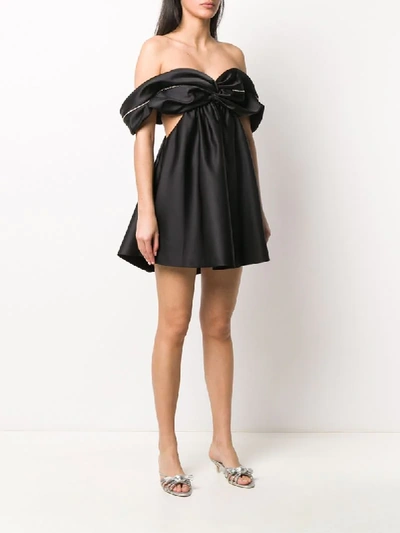 Shop Area Sweetheart Cocktail Dress In Black
