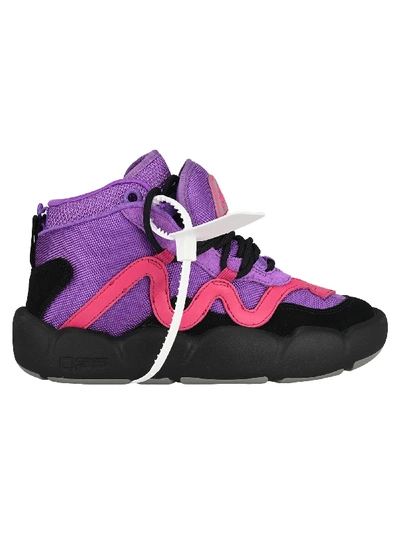 Shop Off-white Off White Chlorine Sneakers In Violet Fuchsia