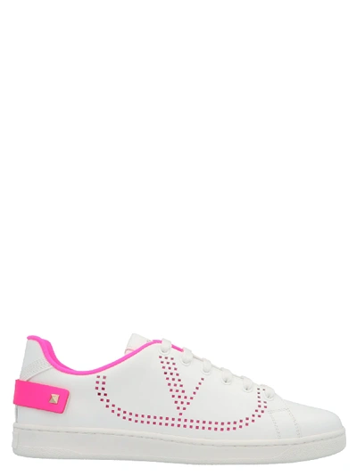 Shop Valentino Backnet Shoes In Bianco