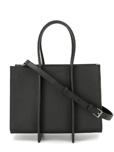 Shop Discord Yohji Yamamoto Aerial Shoulder Bag In Black