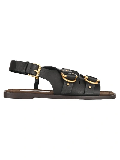 Shop Stella Mccartney Plastic Sandal In Black