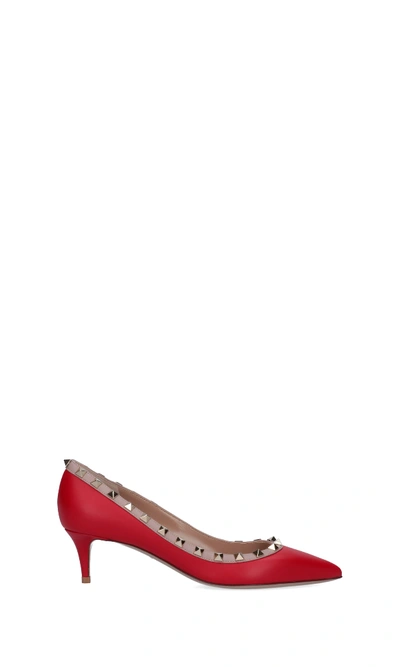 Shop Valentino High-heeled Shoe In Red