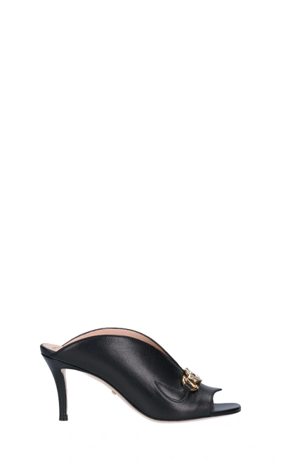 Shop Gucci Flat Shoes In Black