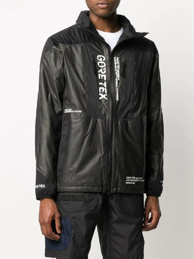 Shop White Mountaineering Shakedry Printed Jacket In Black