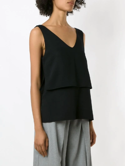 Shop Alcaçuz V-neck Top In Black