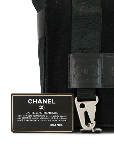Pre-owned Chanel 2005 Sports 2way Messenger Bag In Black