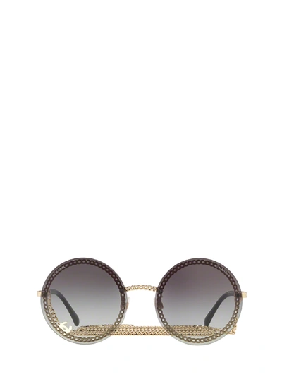 Pre-owned Chanel Ch4245 Pale Gold Sunglasses | ModeSens