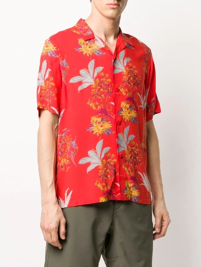 Carhartt Red 'hawaiian Floral' Shirt | ModeSens