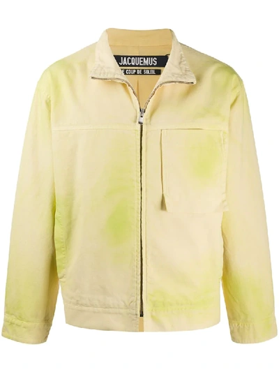 Shop Jacquemus 'le Blouson Valensole' Jacke In Yellow