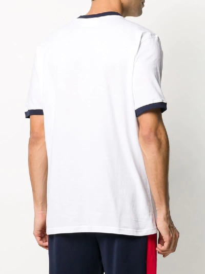 Shop Fila Kelvin Logo Print T-shirt In White