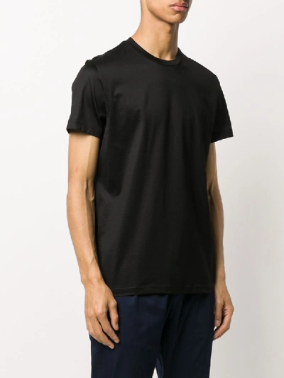 Shop Low Brand Short Sleeve Logo Patch T-shirt In Black