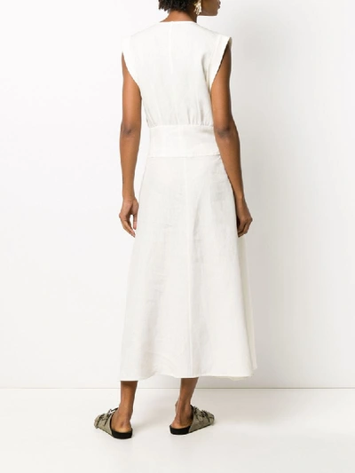 Shop Le Kasha Dishna Maxi Dress In White