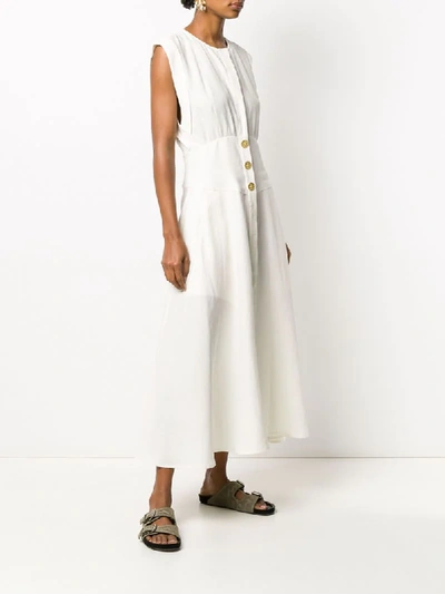 Shop Le Kasha Dishna Maxi Dress In White