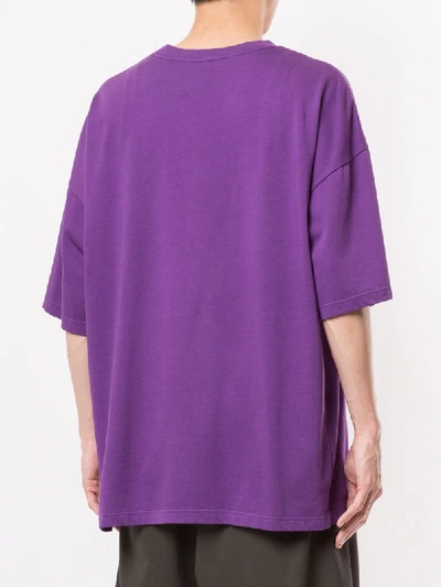 Shop Kazuyuki Kumagai Oversized T-shirt In Purple