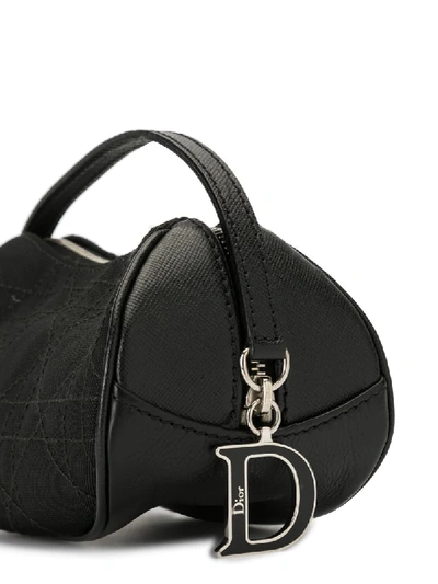 Pre-owned Dior  Cannage Tote In Black