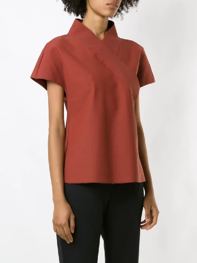 Shop Alcaçuz Rope Blouse In Red