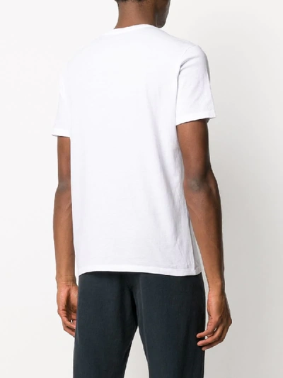 Shop Majestic Round Neck T-shirt In White