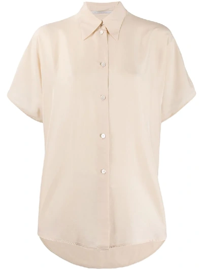 Shop Stella Mccartney Short-sleeve Shirt In Neutrals
