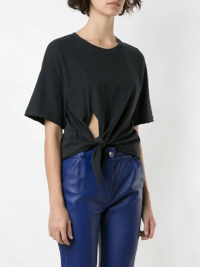 Shop Andrea Bogosian 'rhone' T-shirt In Black