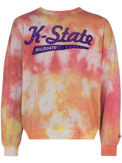 Shop Stain Shade K-state Printed Sweatshirt In Orange