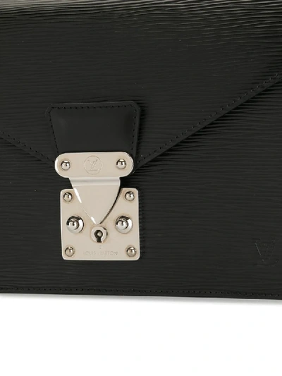 Pre-owned Louis Vuitton 2011  Sellier Doragonne Clutch In Black