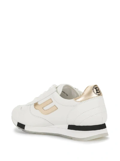 Shop Bally Lace-up Low-top Sneakers In White