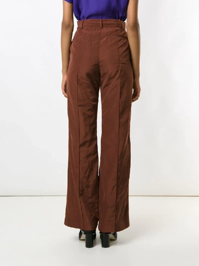 Shop Alcaçuz Rear Trousers In Brown