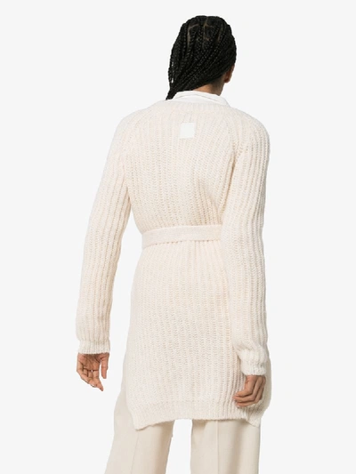 LOEWE BELTED RIBBED KNIT JUMPER 