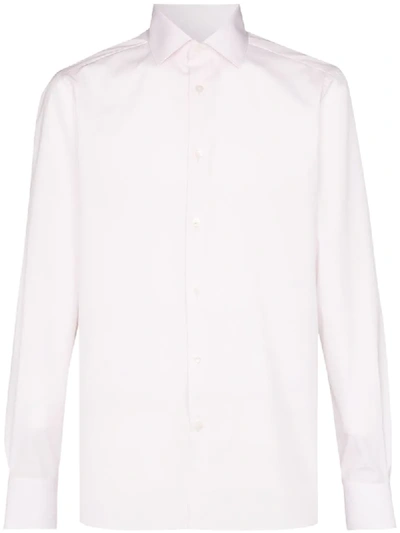 Shop Ermenegildo Zegna Classic Tailored Shirt In White