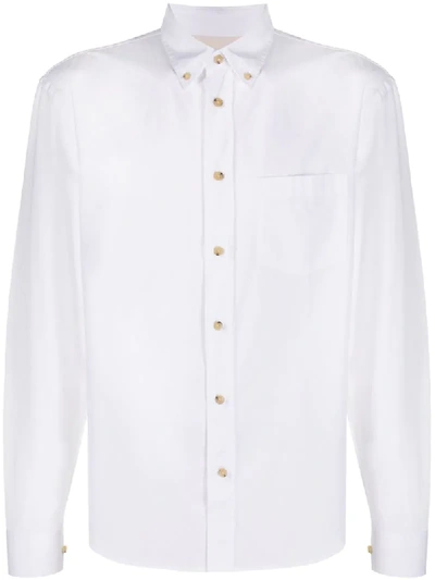 Shop Acne Studios Button-up Shirt In White