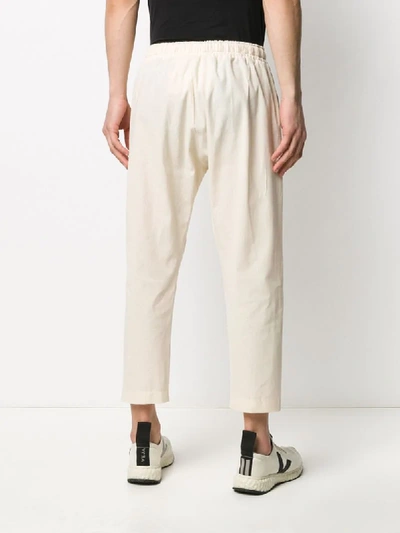 Shop Alchemy Cropped Track Pants In Neutrals