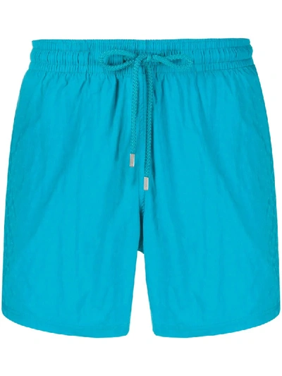 Shop Vilebrequin Micro Ronde Des Tortues Swim Shorts In Blue