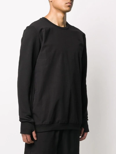 Shop Army Of Me Stitched Panel Sweater In Black