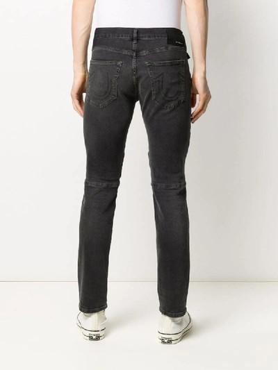 Shop True Religion Skinny Biker Jeans In Grey