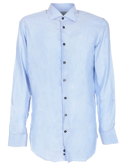Shop Etro Classic Shirt In Azzurro