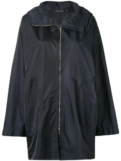Shop Sofie D'hoore Clem Hooded Raincoat In Blue