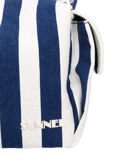 Shop Sunnei Cubetto Shoulder Bag In Blue