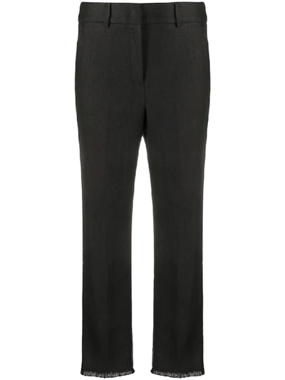 Shop Weekend Max Mara Tailored Trousers In Black