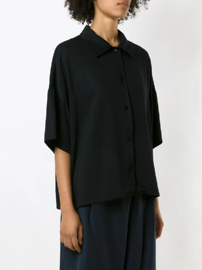 Shop Alcaçuz Oversized Shirt In Black