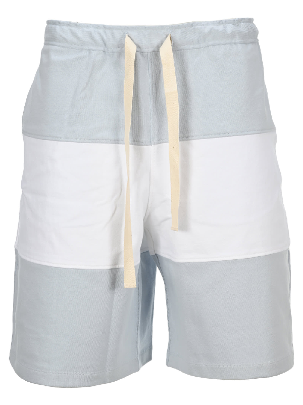 Jw Anderson Striped Drawstring Shorts In Blue | ModeSens
