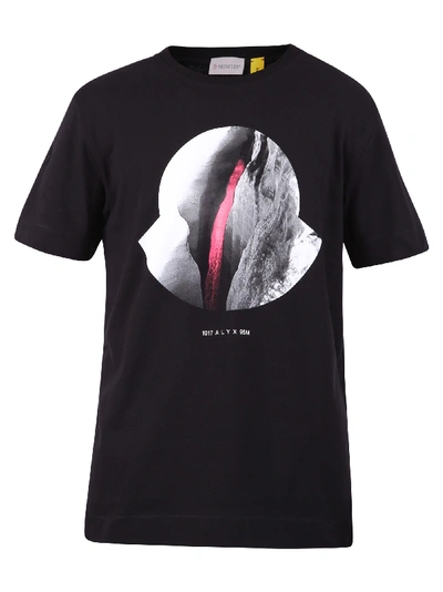 Shop Moncler Genius Printed T-shirt In Black