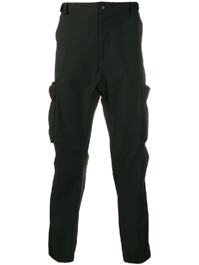Shop Carhartt High-rise Cargo Trousers In Black