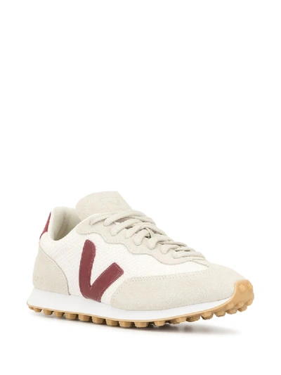 Shop Veja Rio Branco Vintage Sneakers In White