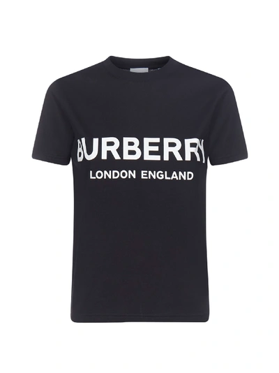 Shop Burberry Short Sleeve T-shirt In Black